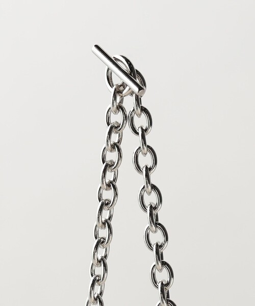 MASTER&Co（マスターアンドコー）の「【別注】＜MASTER&Co.＞Chain Purse 1（ショルダーバッグ・レディース・シルバー/ブラック・FREE）」の7枚目の写真