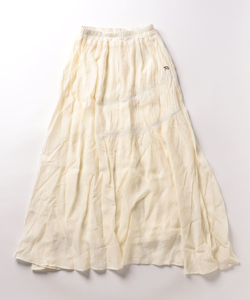 Arnold Palmer（アーノルドパーマー）の「シャーリング シアースカート（スカート・レディース・アイボリー/ブラック・S/M/L）」の18枚目の写真