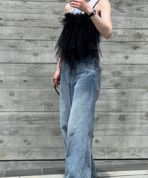 chuclla(チュクラ)の「マルチway チュールラッフル chw24s030(その他トップス・レディース・ブラック・FREE)」の20枚目の写真