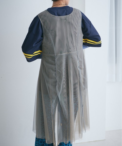 【セール】レイヤードチュールワンピース（ワンピース）｜ROSE BUD（ローズバッド）