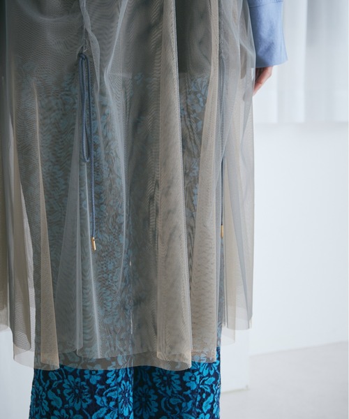 【セール】レイヤードチュールワンピース（ワンピース）｜ROSE BUD（ローズバッド）