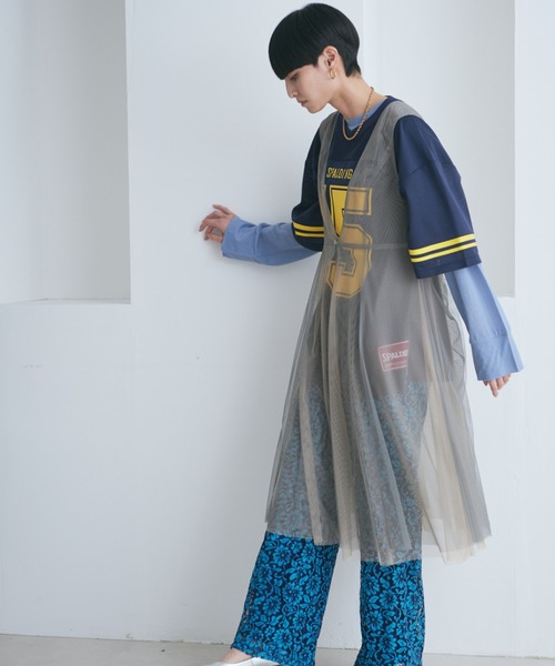 【セール】レイヤードチュールワンピース（ワンピース）｜ROSE BUD（ローズバッド）