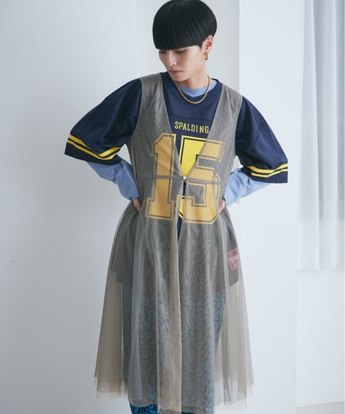 【セール】レイヤードチュールワンピース（ワンピース）｜ROSE BUD（ローズバッド）