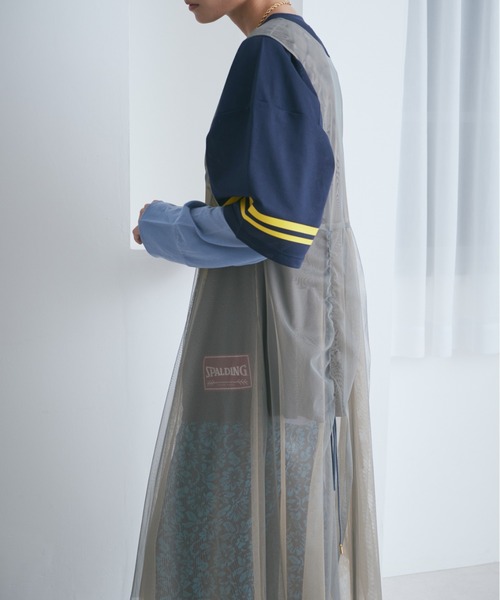 【セール】レイヤードチュールワンピース（ワンピース）｜ROSE BUD（ローズバッド）