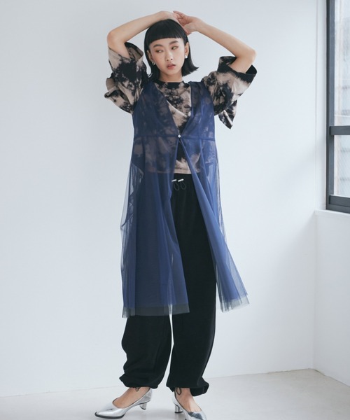 【セール】レイヤードチュールワンピース（ワンピース）｜ROSE BUD（ローズバッド）