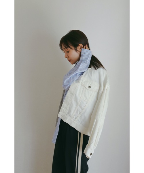 希少/90s-00✨VERSACE CLASSIC V2 白デニムジャケット セール】【再販】デニムジャケット（デニムジャケット）｜N WITH