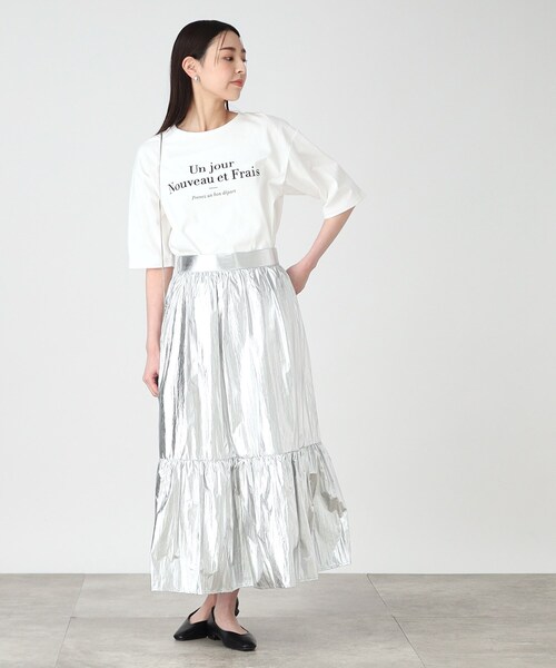THE SHOP TK (ザ ショップ ティーケー )の「◆ギャラクシースカート【手洗い可】(スカート・レディース・シルバー・12/13)」の15枚目の写真