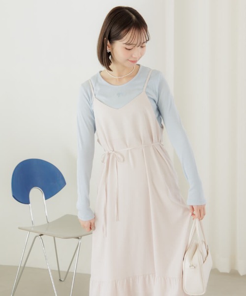 flower(フラワー)の「ハーティキャミワンピース3(ワンピース・レディース・ミント/アイボリー・FREE)」の21枚目の写真