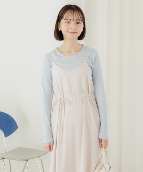 flower(フラワー)の「ハーティキャミワンピース3(ワンピース・レディース・ミント/アイボリー・FREE)」の22枚目の写真