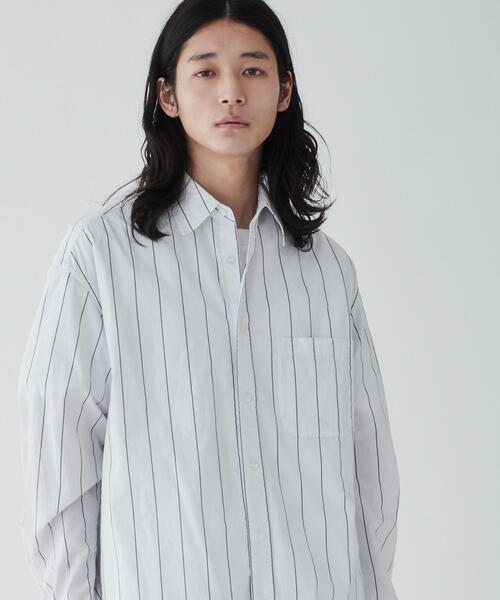 ストライプロングシャツ セール】WEGO/ストライプロングシャツ（シャツ/ブラウス）｜THE