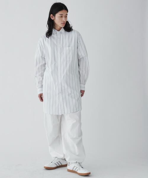 セール】WEGO/ストライプロングシャツ（シャツ/ブラウス）｜THE