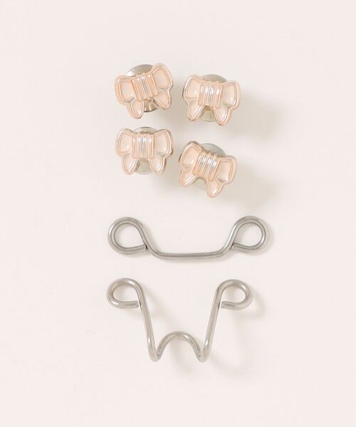 ammy.(エイミードット)の「【 ammy. / エイミードット 】 ウエスト調整フック リボン(ベルト・レディース・ブラック/シルバー/ゴールド/シルバー系/ベビーピンク/ゴールド系・FREE)」の3枚目の写真