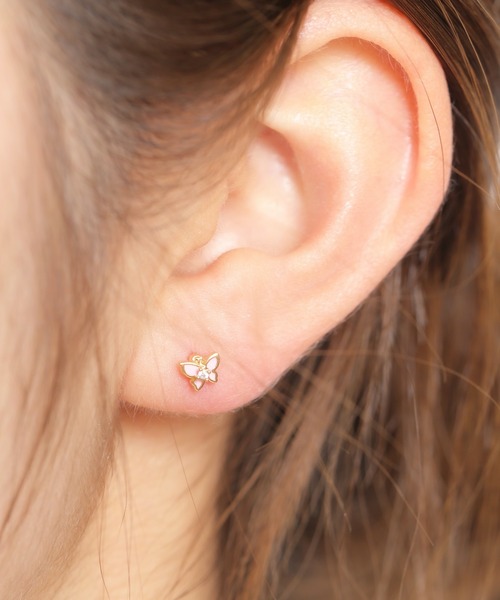 Peony(ピオニー)の「【Peony/ピオニー】/サージカルステンレス 316L 0.8mm ワンポイントモチーフピアス(ピアス(両耳用)・レディース・ゴールド系3/ゴールド系その他3/シルバー系その他3/ゴールド系その他/シルバー系その他/ゴールド系その他5/ゴールド系4/ゴールド系5/ゴールド系1・FREE)」の16枚目の写真