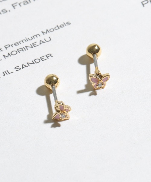 Peony(ピオニー)の「【Peony/ピオニー】/サージカルステンレス 316L 0.8mm ワンポイントモチーフピアス(ピアス(両耳用)・レディース・ゴールド系3/ゴールド系その他3/シルバー系その他3/ゴールド系その他/シルバー系その他/ゴールド系その他5/ゴールド系4/ゴールド系5/ゴールド系1・FREE)」の22枚目の写真