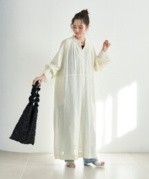 FREAK'S STORE（フリークスストア）の「限定展開　インド ピコミシン ボタン ロングワンピース（ワンピース）」