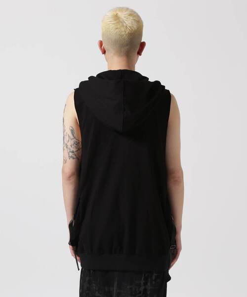 KMRii（ケムリ）の「KMRii/ケムリ/Black Raven Vest 05（ベスト・メンズ・ブラック・2）」の4枚目の写真
