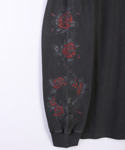 Ed Hardy（エドハーディー）の「EdHardy ピグメント加工ロンTEE（Tシャツ/カットソー・メンズ・グレー系その他/チャコール/ブラック/ブラック系その他/ブラック系その他2/グレー系その他2・M/L）」の20枚目の写真