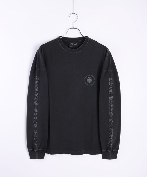 EdHardy ピグメント加工ロンTEE（Tシャツ/カットソー）｜Ed
