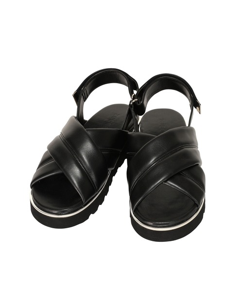 ZUCCa（ズッカ）の「フラットフォームサンダル / シューズ / (O)（サンダル・レディース・ホワイト/ブラック・L size/M size/S size）」の3枚目の写真