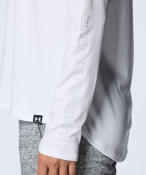 UNDER ARMOUR(アンダーアーマー)の「UAテック ロングスリーブTシャツ(トレーニング/レディース)(Tシャツ/カットソー・レディース・ホワイト・M/L/S/XL)」の6枚目の写真
