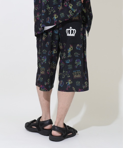 Disney(ディズニー)の「親子お揃い ディズニー トイストーリー ネオン ハーフパンツ 9273A(トップス別売)(その他パンツ・レディース・ブラック・XL/S/M/L)」の5枚目の写真
