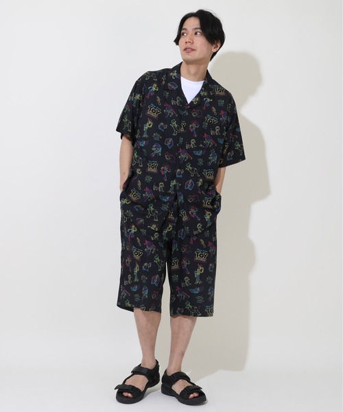 Disney(ディズニー)の「親子お揃い ディズニー トイストーリー ネオン ハーフパンツ 9273A(トップス別売)(その他パンツ・レディース・ブラック・XL/S/M/L)」の6枚目の写真