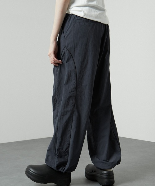 【a2o】パイピングバギーナイロンパンツ a2o】パイピングバギーナイロンパンツ（カーゴパンツ）｜a2o