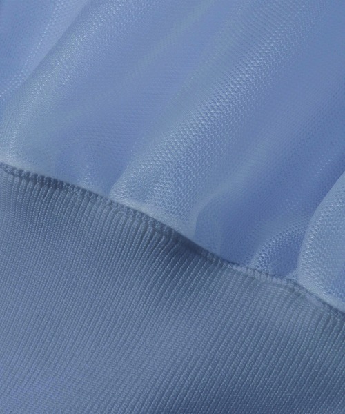 ADAM ET ROPE'（アダムエロペ）の「シアースウェットカーディガン（カーディガン/ボレロ・レディース・ブラック/ホワイト/サックスブルー・FREE）」の7枚目の写真