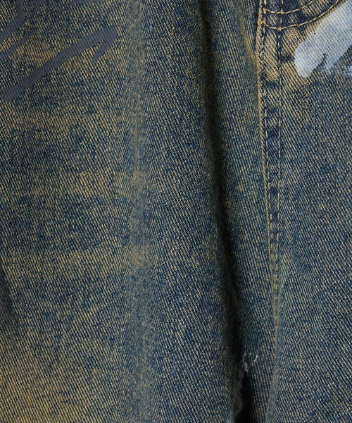 Theater code(シアターコード)の「washed paint denim pants / ウォッシュド ペイント デニムパンツ(デニムパンツ・メンズ・ブルー・2/3)」の11枚目の写真