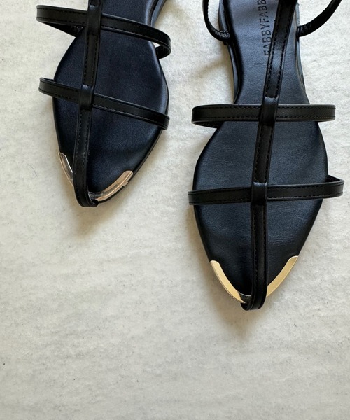 y/m by misato（イムバイミサト）の「メタルポイントサンダル（サンダル・レディース・シルバー/ブラック・SMALL/MEDIUM/LARGE）」の5枚目の写真
