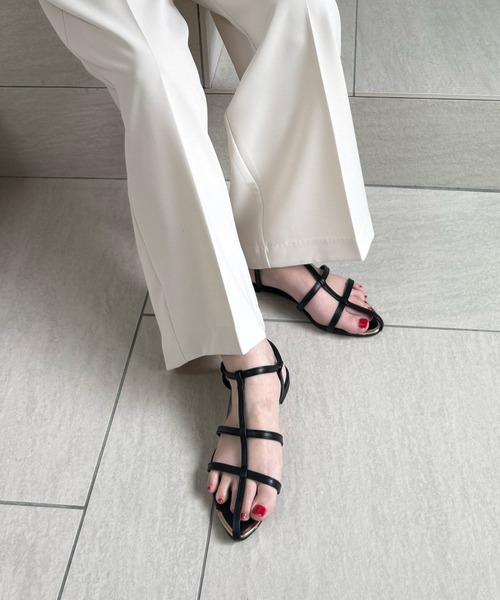 y/m by misato（イムバイミサト）の「メタルポイントサンダル（サンダル・レディース・シルバー/ブラック・SMALL/MEDIUM/LARGE）」の9枚目の写真