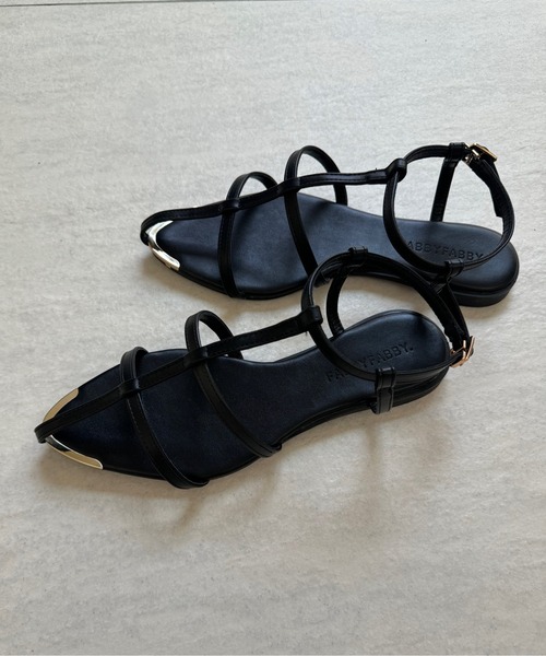 y/m by misato（イムバイミサト）の「メタルポイントサンダル（サンダル・レディース・シルバー/ブラック・SMALL/MEDIUM/LARGE）」の10枚目の写真