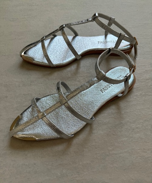 y/m by misato（イムバイミサト）の「メタルポイントサンダル（サンダル・レディース・シルバー/ブラック・SMALL/MEDIUM/LARGE）」の15枚目の写真