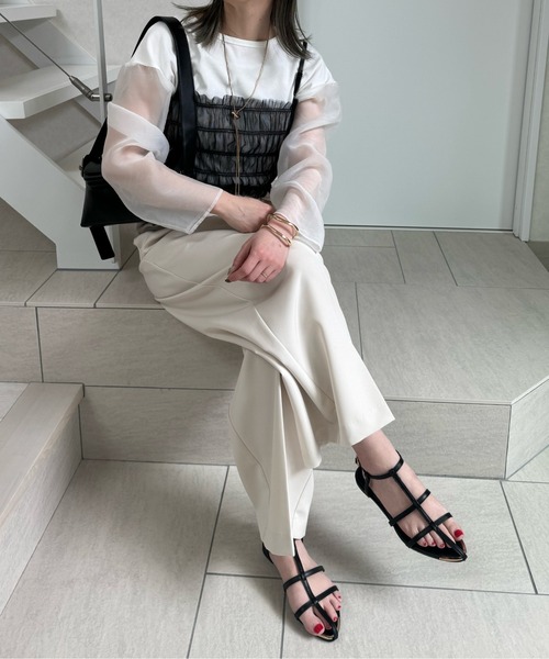 y/m by misato（イムバイミサト）の「メタルポイントサンダル（サンダル・レディース・シルバー/ブラック・SMALL/MEDIUM/LARGE）」の16枚目の写真