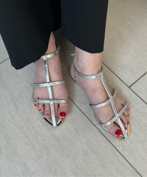 y/m by misato（イムバイミサト）の「メタルポイントサンダル（サンダル・レディース・シルバー/ブラック・SMALL/MEDIUM/LARGE）」の17枚目の写真