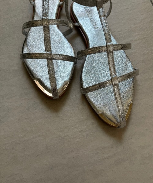y/m by misato（イムバイミサト）の「メタルポイントサンダル（サンダル・レディース・シルバー/ブラック・SMALL/MEDIUM/LARGE）」の20枚目の写真