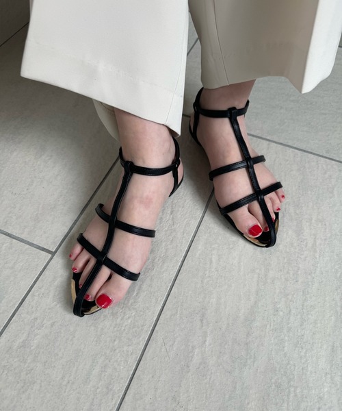 y/m by misato（イムバイミサト）の「メタルポイントサンダル（サンダル・レディース・シルバー/ブラック・SMALL/MEDIUM/LARGE）」の21枚目の写真