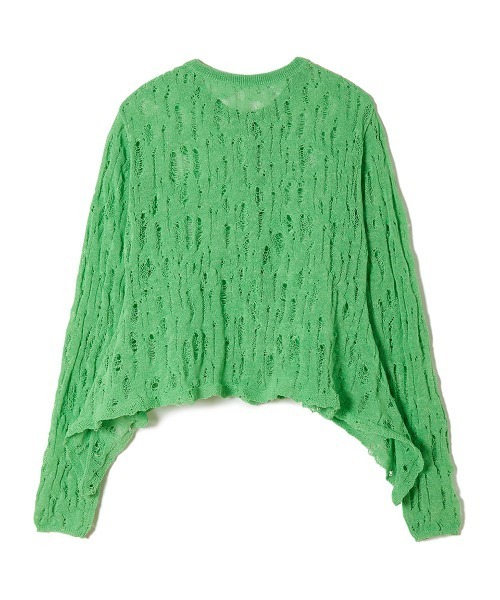 perverze 緑　ニット 中古・古着通販】PERVERZE (パーバーズ) Crash Wide Knit