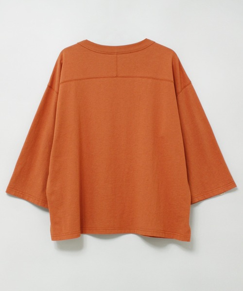 RNA-N(アールエヌエーエヌ)の「M2226 OE天竺五分袖カットソー(Tシャツ/カットソー・レディース・オレンジ/オフホワイト/ブラック/ライトブルー・MEDIUM)」の18枚目の写真