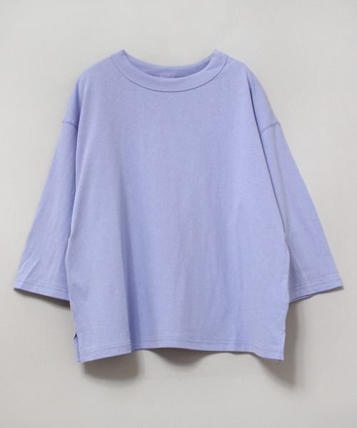 RNA-N(アールエヌエーエヌ)の「M2226 OE天竺五分袖カットソー(Tシャツ/カットソー・レディース・オレンジ/オフホワイト/ブラック/ライトブルー・MEDIUM)」の22枚目の写真