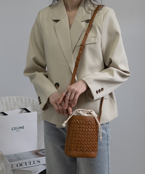 pumpkin port（パンプキンポート）の「メッシュ編み ミニショルダー BAG（ショルダーバッグ・レディース・モカ/ベージュ/グリーン/ホワイト/ブラック・FREE）」の15枚目の写真