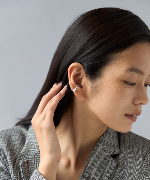 【タイムセール】Jouete イヤーカフス トライアングル パール イヤーカフス トライアングル パール（046161） ｜ women