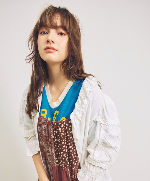 anoco no oheya ワンピース anoco no oheya（アノコノオへヤ）の「patchwork onepiece
