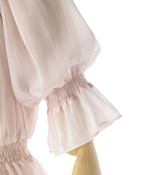 F i.n.t（フィント）の「シアーオフショルフリルプルオーバーブラウス/F&A/fint（シャツ/ブラウス・レディース・ライトピンク/アイボリー/ブルーグレー・FREE）」の18枚目の写真