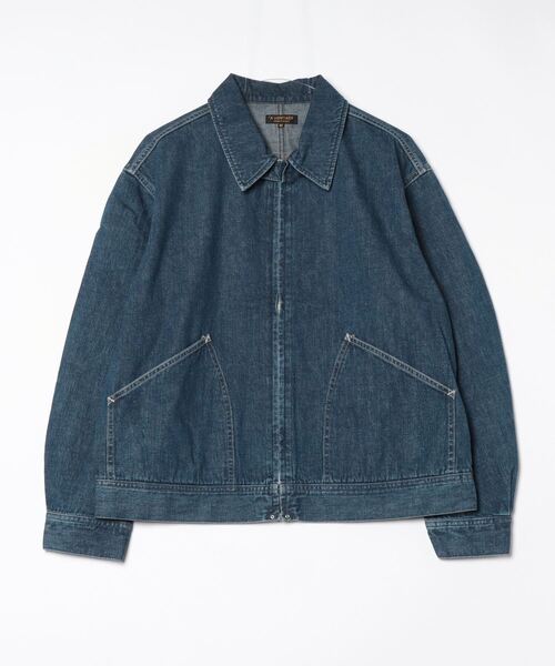 A VONTADE(アボンタージ)の「【A VONTADE】ア ボンタージ/ Denim Zip Jacket(デニムジャケット・メンズ・ブルー/ライトブルー・X-LARGE/LARGE/MEDIUM)」の2枚目の写真