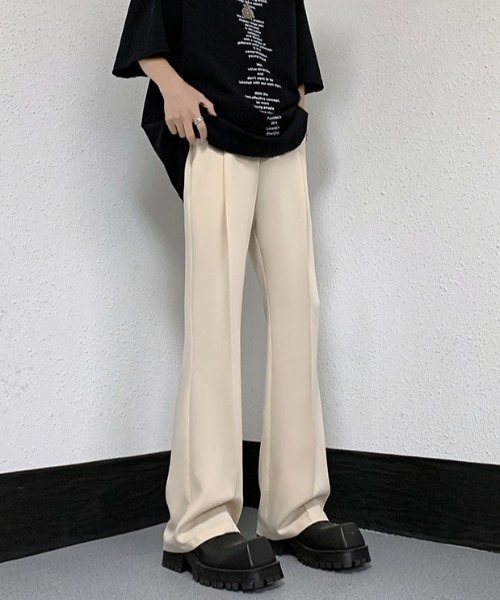 MGV（エムジーヴィー）の「センタープレスセミフレアスラックス（スラックス・メンズ・アイボリー/ブラック/ブラウン・X-LARGE/LARGE/MEDIUM）」の18枚目の写真