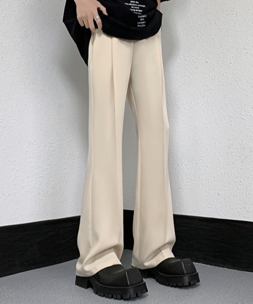 MGV（エムジーヴィー）の「センタープレスセミフレアスラックス（スラックス・メンズ・アイボリー/ブラック/ブラウン・X-LARGE/LARGE/MEDIUM）」の16枚目の写真