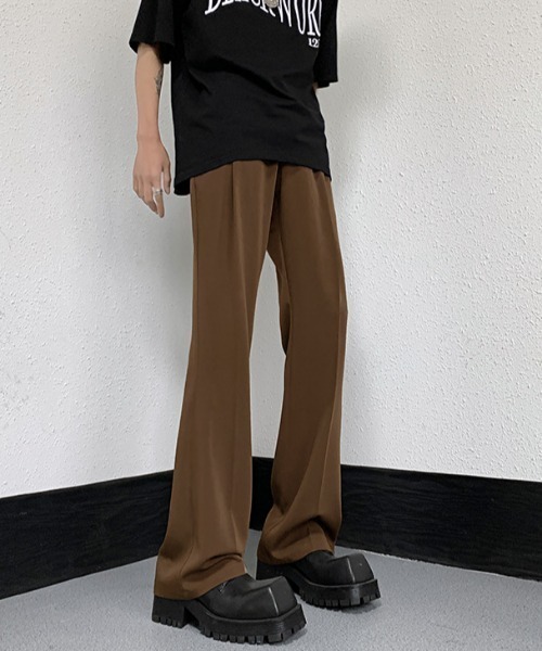 MGV（エムジーヴィー）の「センタープレスセミフレアスラックス（スラックス・メンズ・アイボリー/ブラック/ブラウン・X-LARGE/LARGE/MEDIUM）」の22枚目の写真