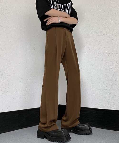 MGV（エムジーヴィー）の「センタープレスセミフレアスラックス（スラックス・メンズ・アイボリー/ブラック/ブラウン・X-LARGE/LARGE/MEDIUM）」の21枚目の写真