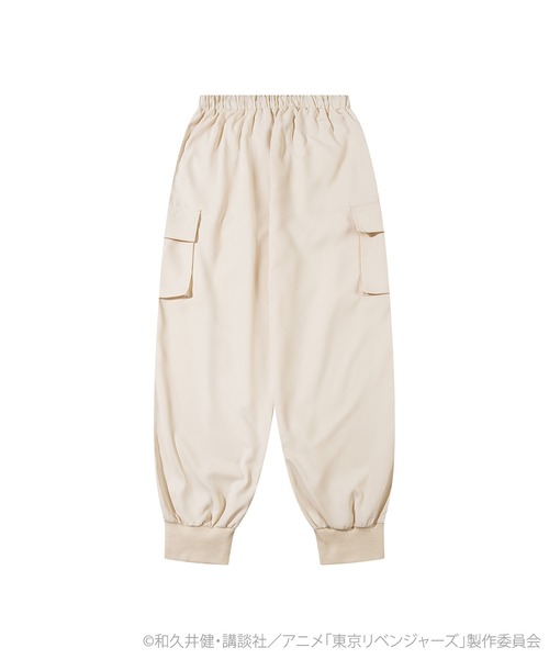 HOOK（フック）の「東京リベンジャーズ×HOOK ビッグポケットカーゴパンツ【東リベ】（カーゴパンツ・レディース・ブラック/カーキ/ライトベージュ・MEDIUM/LARGE/X-LARGE）」の12枚目の写真